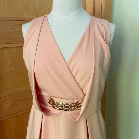 Little Mistress London Sleeveless Baby Pink Dress, Size 4 - Picture 2 of 16